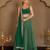 Rich Emerald Green Lehenga with Heavy Sequins Embroidery