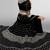 Royal Black Georgette Lehenga with Elegant Embroidery