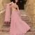 Pastel Pink Faux Georgette Lehenga Choli Set