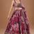 Pink Floral Organza Sequins Zari Embroidered Lehenga Choli with Dupatta