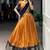 Attractive Mustard Yellow Zari Weaving Silk Haldi Wear Lehenga Choli