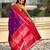 Light purple border traditional butti & geometric zari work rich woven pallu design