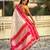 Off white border traditional butti & geometric zari work rich woven pallu design
