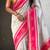 Off white border traditional butti & geometric zari work rich woven pallu design