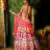 Multicolor Mirror Embroidered Raw Silk Lehenga Set