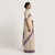 Purple woven cotton silk saree with blouse piece