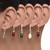 6 in 1 Earrings Bali by Aradhyaa Jewel Arts