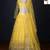 yellow embroidery net designer lehenga choli set