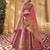 Banarasi Silk Lehenga Choli with Zari, Sequins & Swarovski Work for Wedding & Reception