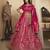 Banarasi Silk Lehenga Choli with Zari, Sequins & Swarovski Work for Wedding & Reception