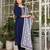 royal blue silk blended kurta set