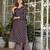 black cotton kurta set