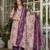 pastel purple floral  printed kurta set