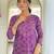 lavander bandhani printed kurta set