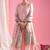 pink sequence embroidered kurta set 