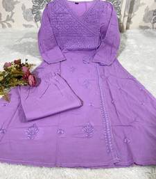 Lavender kurta set