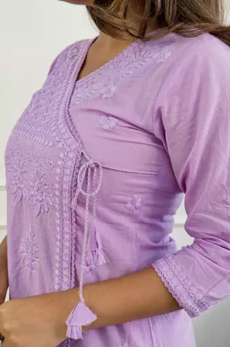 Lavender kurta set