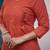 Rust orange kurta set