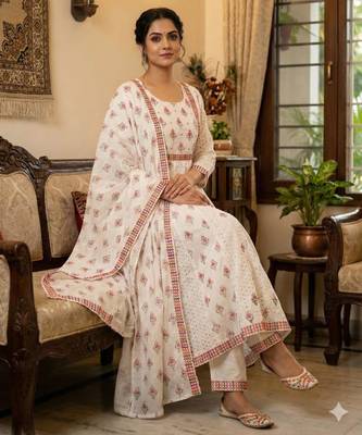 off white printed suit set 2