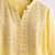 Lemon yellow sequence kurta