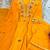yellow flared kurta set