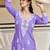 Lavander festive kurta set