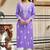 Lavander festive kurta set