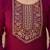 maroon embroidered kurta set
