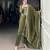olive embroidered kurta set