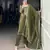 olive embroidered kurta set