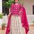 Pink & white Embroidered Lehenga