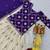 Purple & white Embroidered Lehenga