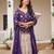 Purple & white Embroidered Lehenga