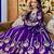 Purple Heavy Embroidered Bridal Lehenga