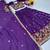 Purple Embroidered Lehenga Set