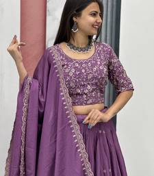 Purple Traditional Lehenga