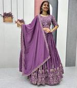 Purple Traditional Lehenga