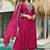 rani-pink embroidered kurta set