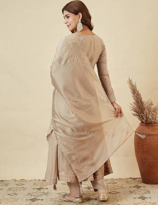 beige designer kurta set 5