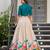Teal Blouse Lehenga & Choli