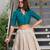Teal Blouse Lehenga & Choli