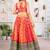 Orange Lehenga Set