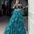 Black and Teal Designer Lehenga
