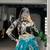 Black and Teal Designer Lehenga