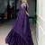 Purple Cape Style Lehenga