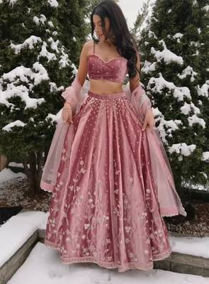Pink Designer Lehenga 1