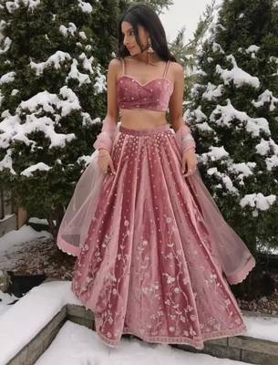 Pink Designer Lehenga 4