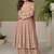 Light-pink embroidery real georgette salwar suit