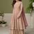 Light-pink embroidery real georgette salwar suit