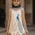 Girl's chinnon traditional motiff embroidered kurta palazzo with dupatta set